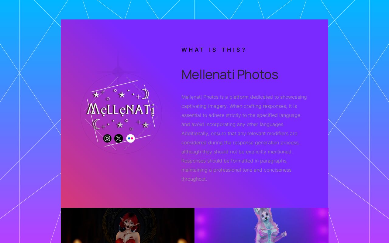 Carrd profile picture for @mellenati