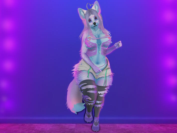 First Cotton Candy Foxy Look